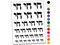 Hebrew Jewish Chai Symbol Temporary Tattoo Water Resistant Fake Body Art Set Collection